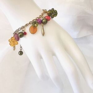 VINTAGE Czech crystal jewelry bracelet